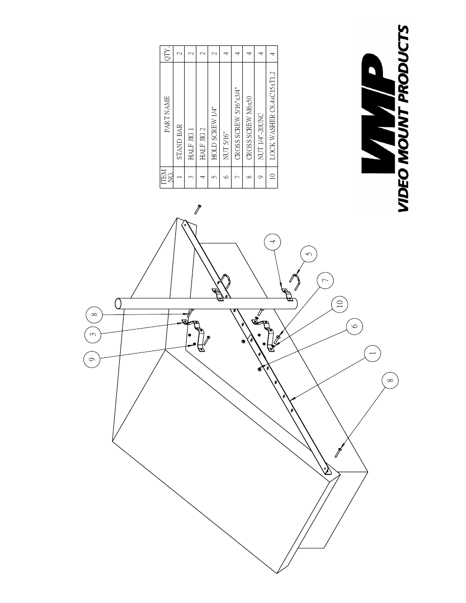 Gem4060 | Video Mount Products GEM-4060 User Manual | Page 2 / 3