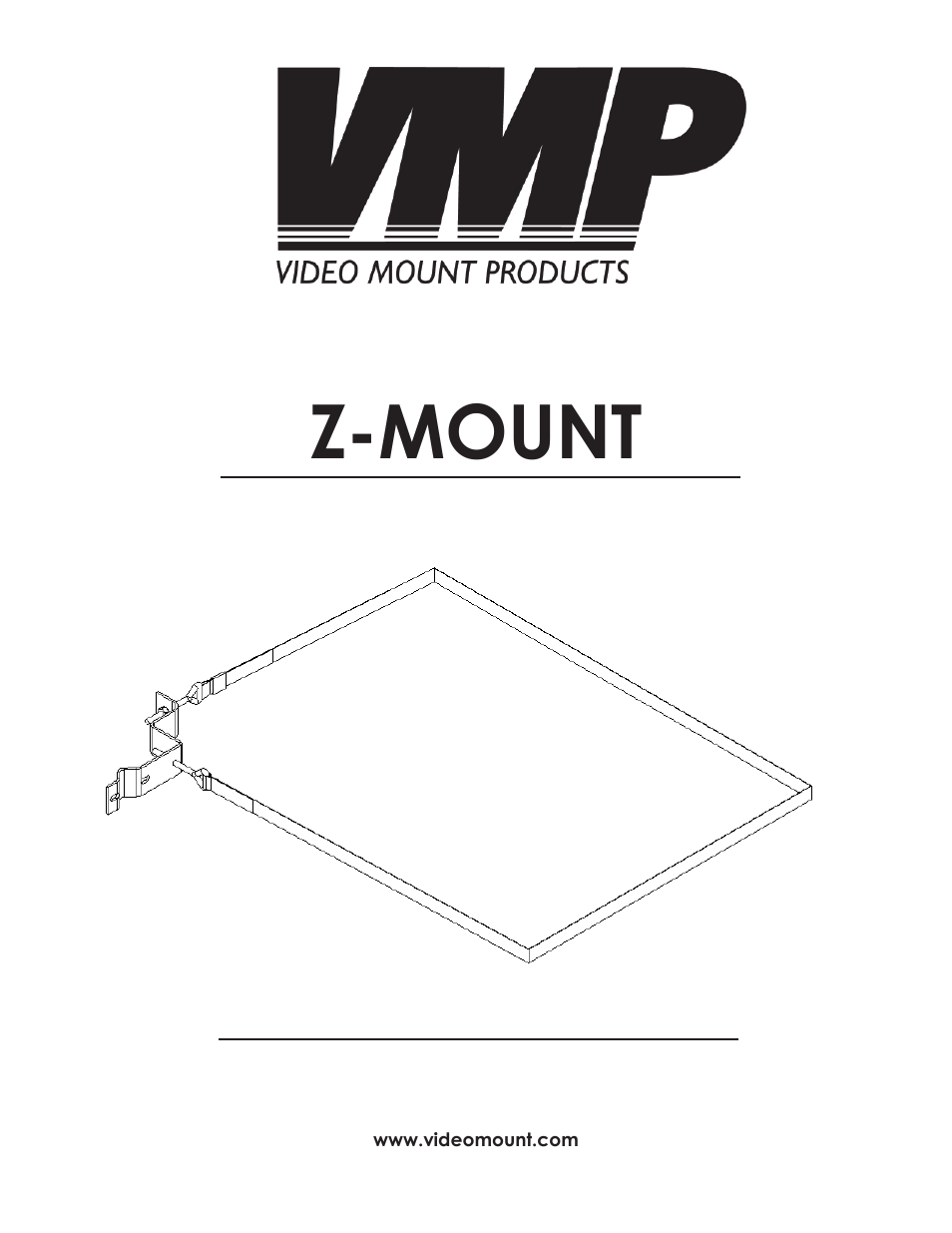 Video Mount Products Z-MOUNT User Manual | 3 pages