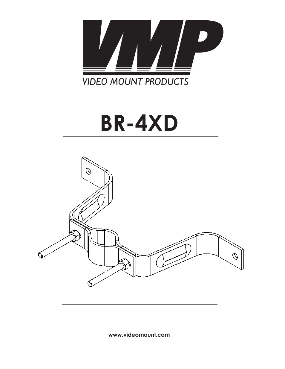 Video Mount Products BR-4XD User Manual | 2 pages