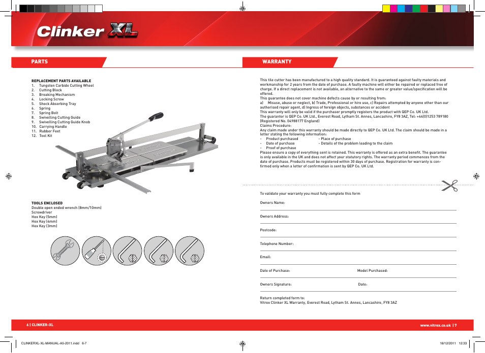 Vitrex BRUTUS750 User Manual | Page 4 / 5