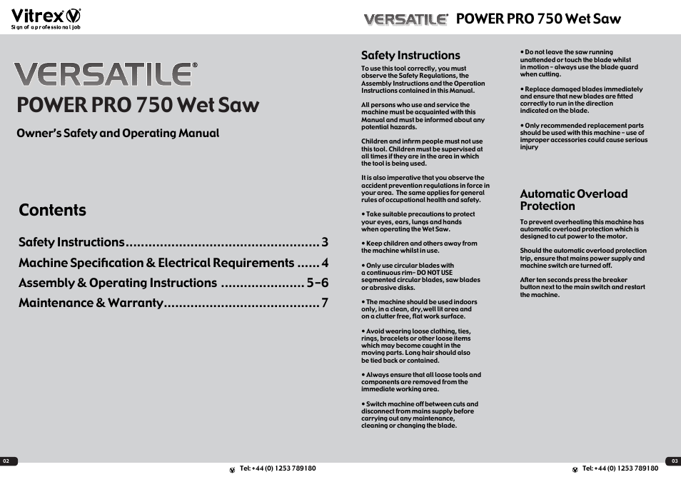 Vitrex 103421 User Manual | Page 2 / 4