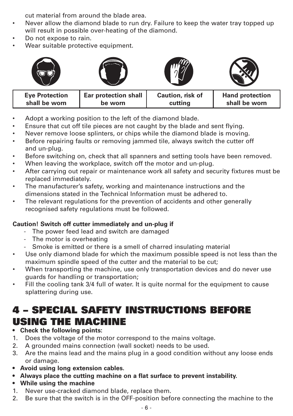 Vitrex BT900SRIND User Manual | Page 6 / 12