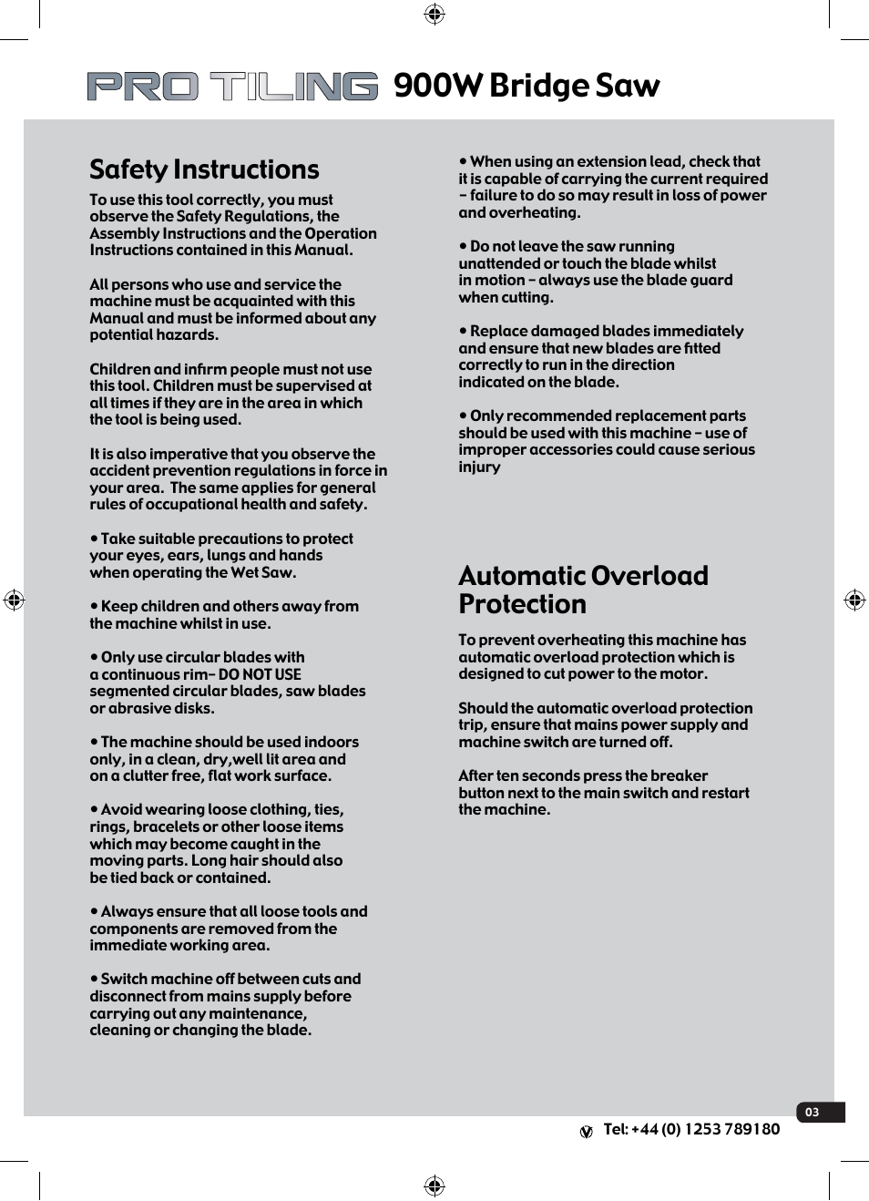 Vitrex 103500 User Manual | Page 3 / 8