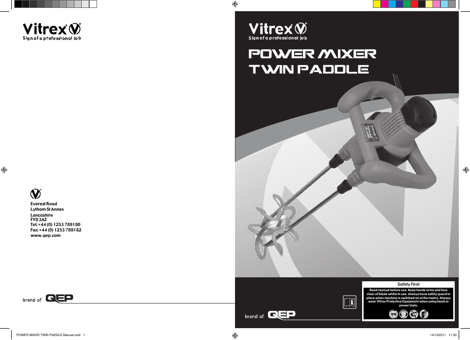 Vitrex MIXTWIN User Manual | 4 pages