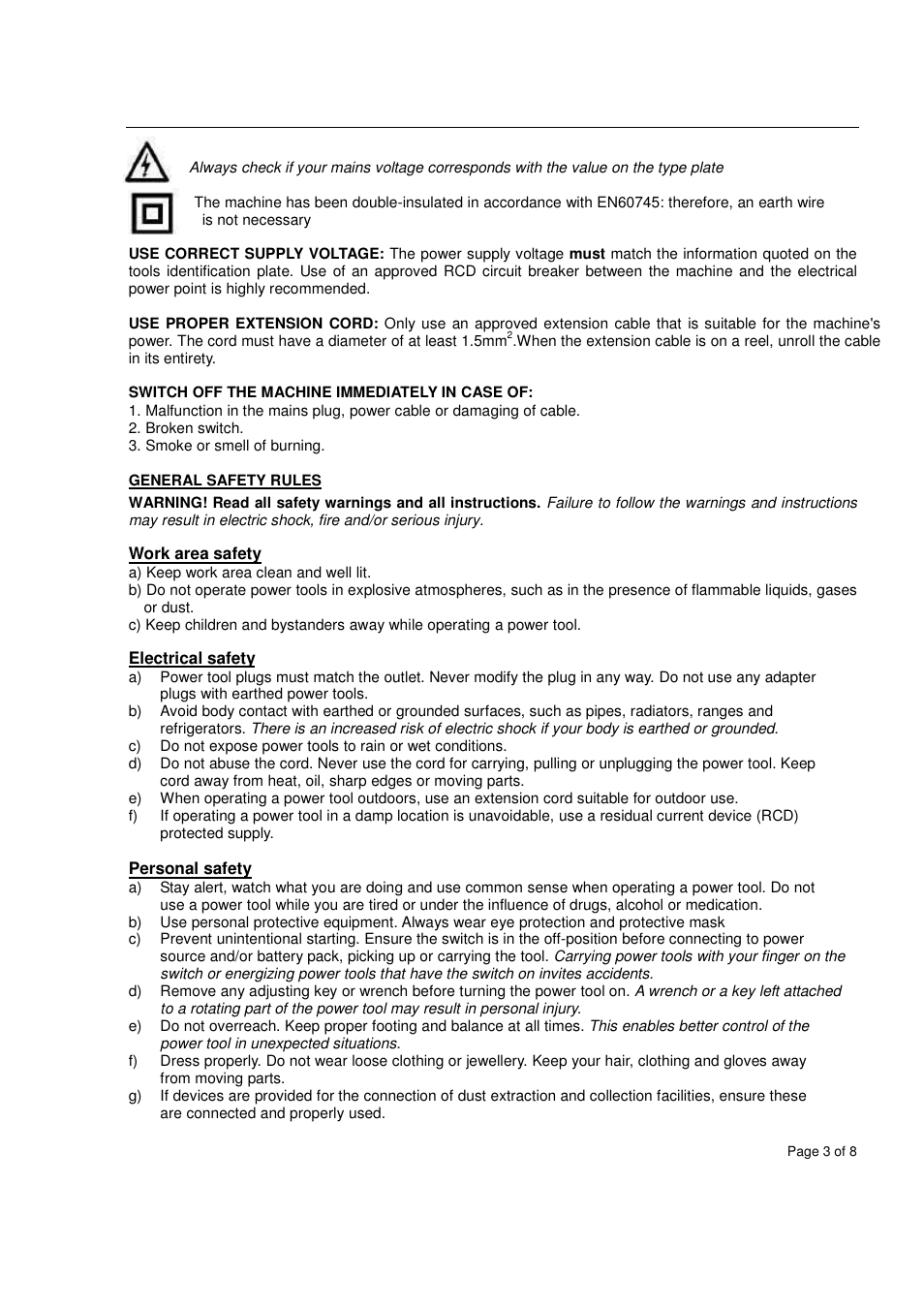 Vitrex LRS600IND User Manual | Page 3 / 8