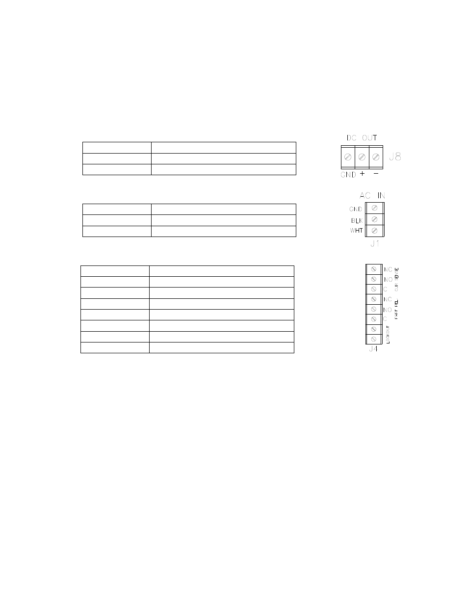 3 chuck control connections, 1 model smart-c, 2 adjustments | Huck, Ontrol, Onnections, 1 model smart-c -7, 2 adjustments -7, Able, Onnector | Walker Magnetics SMART-C SERIES User Manual | Page 23 / 26