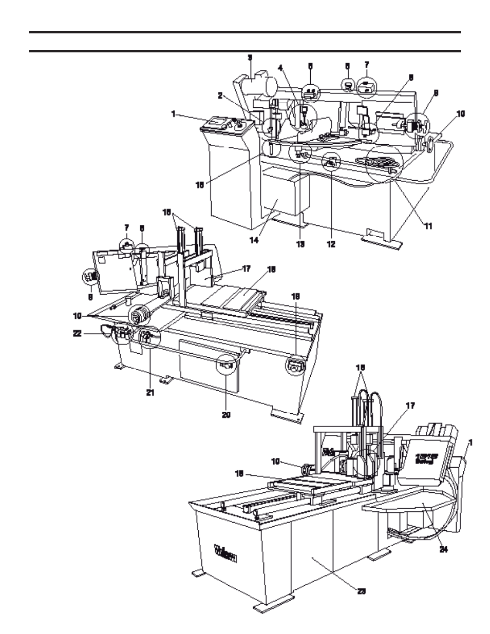 Model 1316s-automatic overview | Wellsaw 1316S-Auto User Manual | Page 6 / 23