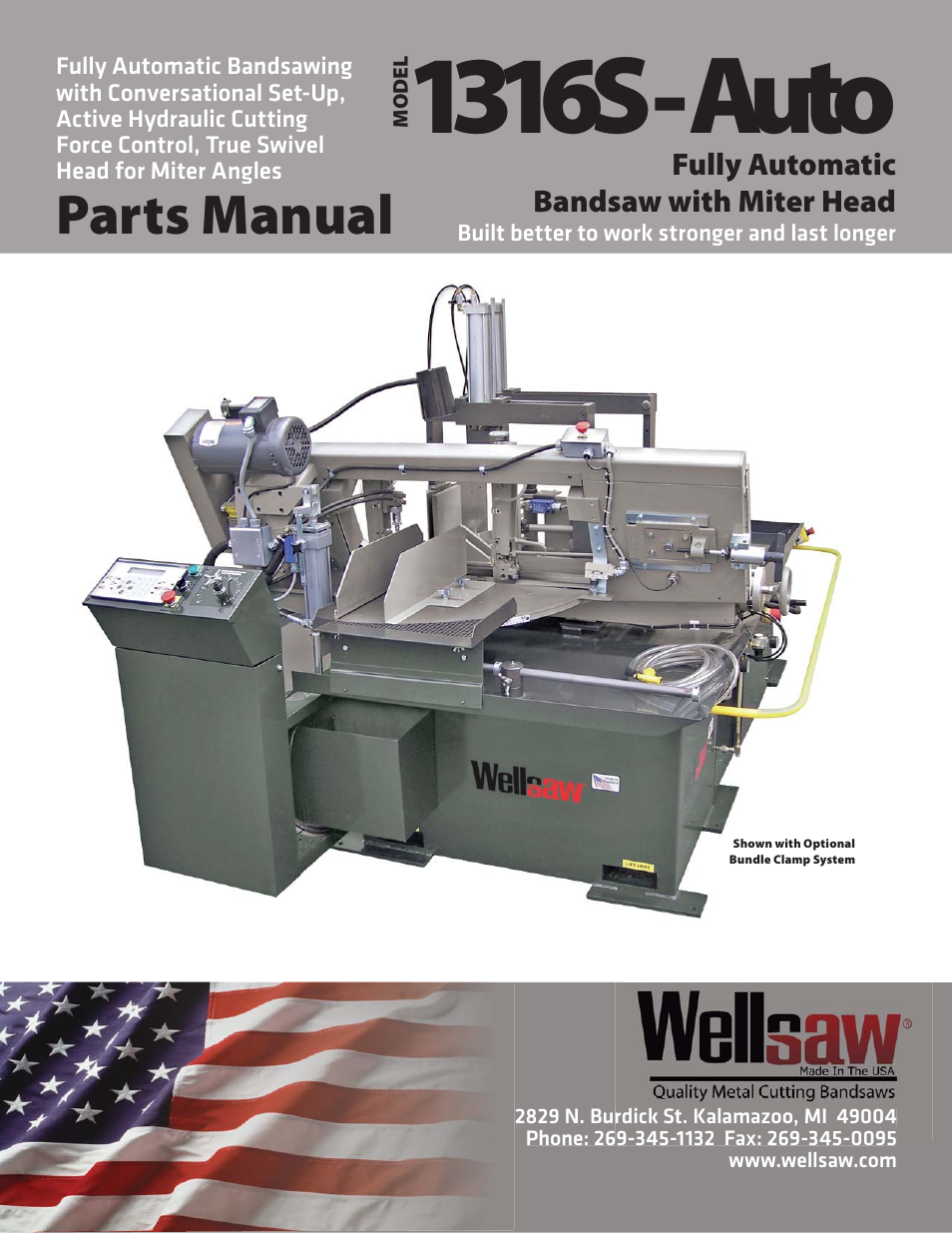 Wellsaw 1316S User Manual | 35 pages