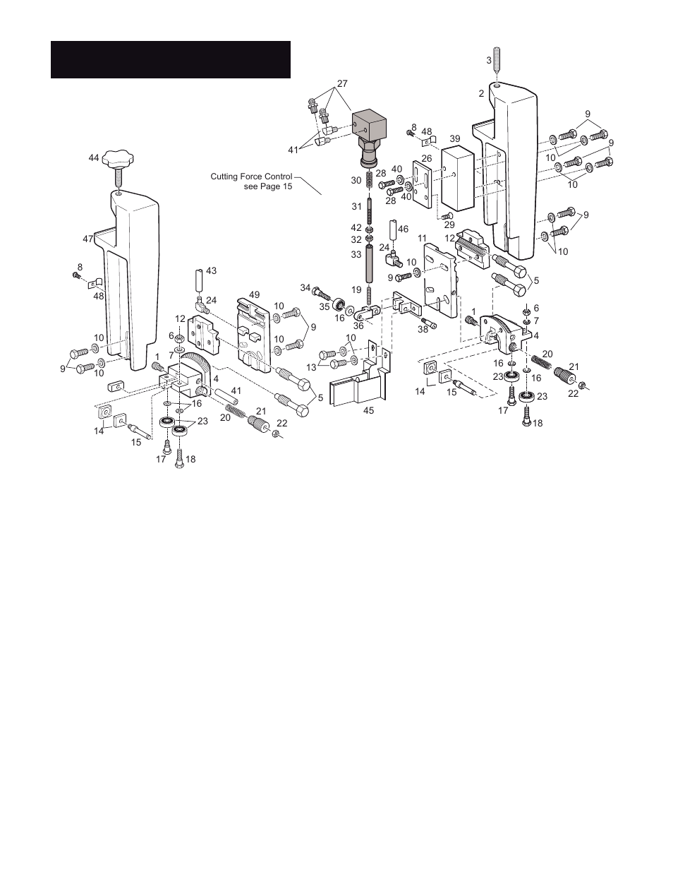 Blade guide assembly | Wellsaw 1316S User Manual | Page 14 / 35