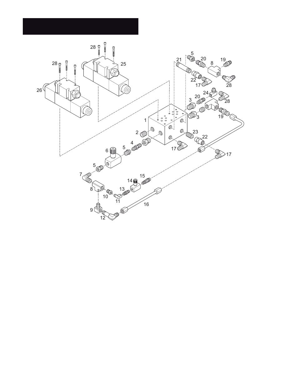 Valve & manifold detail | Wellsaw 1316S User Manual | Page 20 / 35