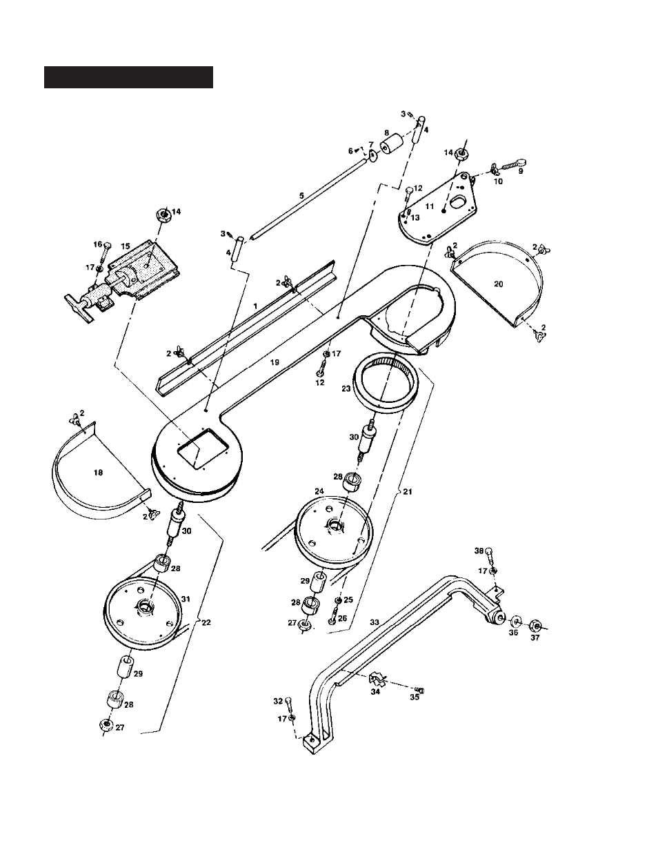 Frame assembly | Wellsaw 613 User Manual | Page 10 / 26