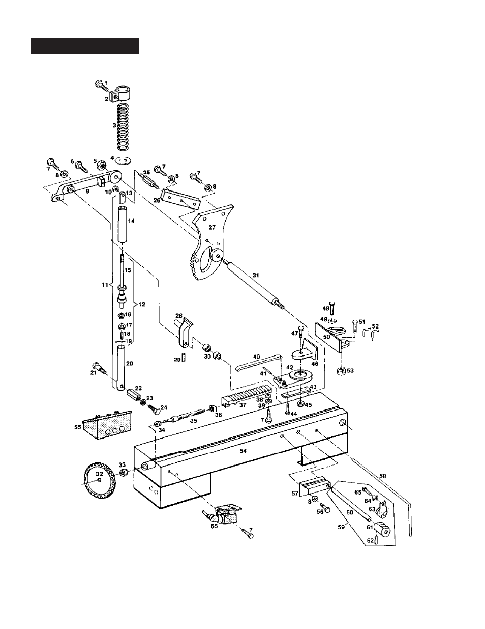 Bed assembly | Wellsaw 613 User Manual | Page 12 / 26