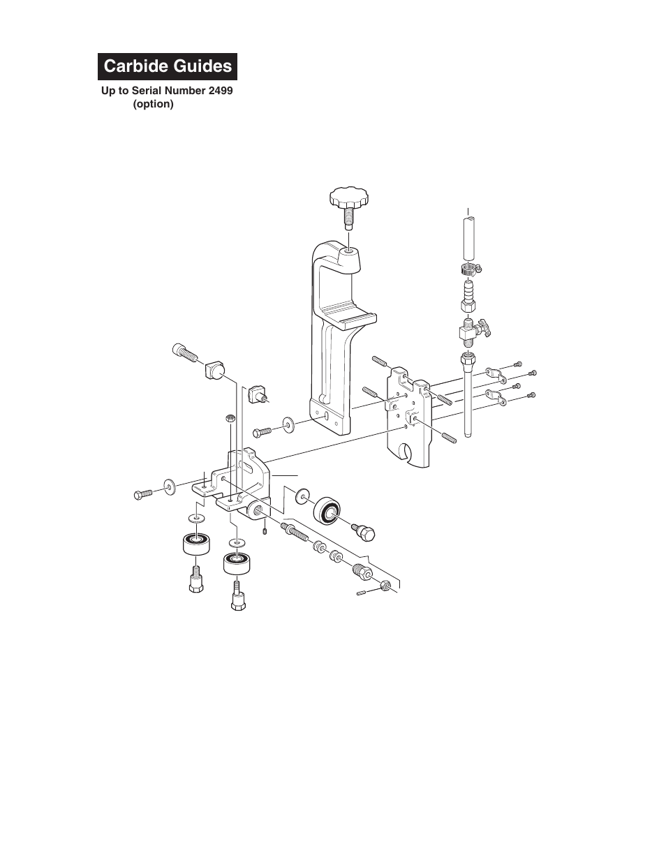 Carbide guides | Wellsaw 1016 User Manual | Page 20 / 39