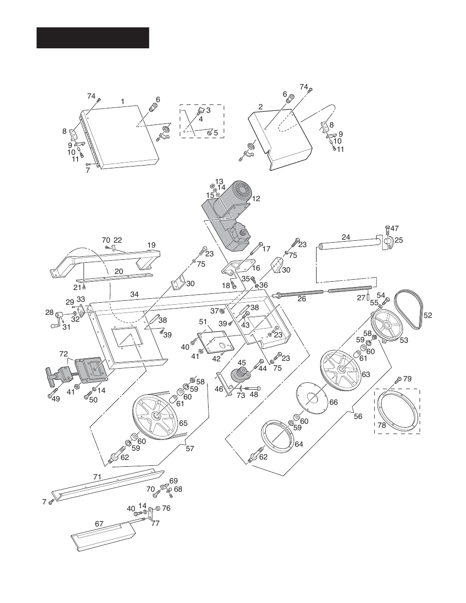 Frame assembly | Wellsaw 1348 User Manual | Page 14 / 40