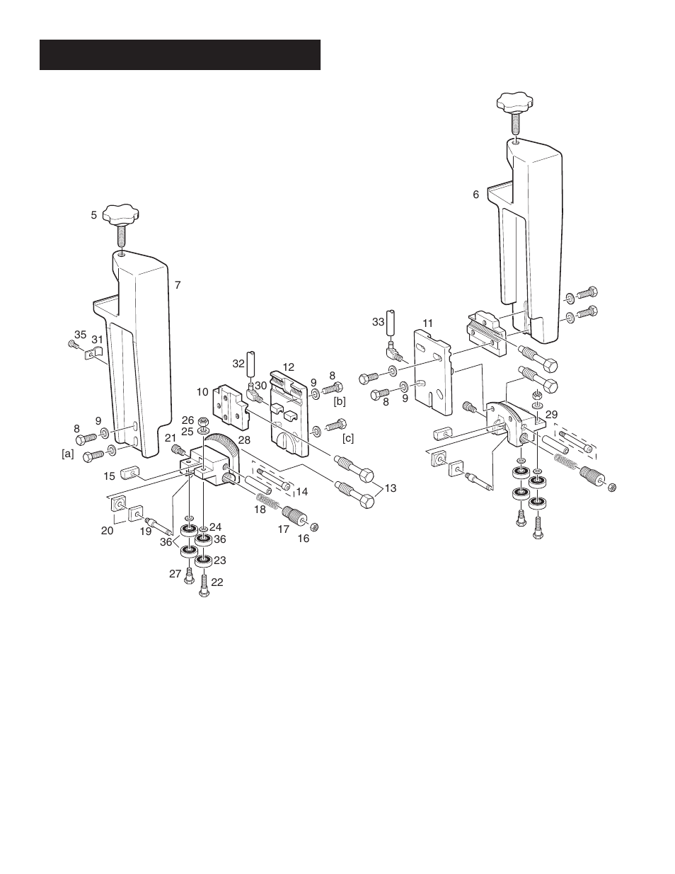 Blade guides for 1-1/4” blades, Blade guides for 1-1/4 " blade | Wellsaw 1348 User Manual | Page 24 / 40