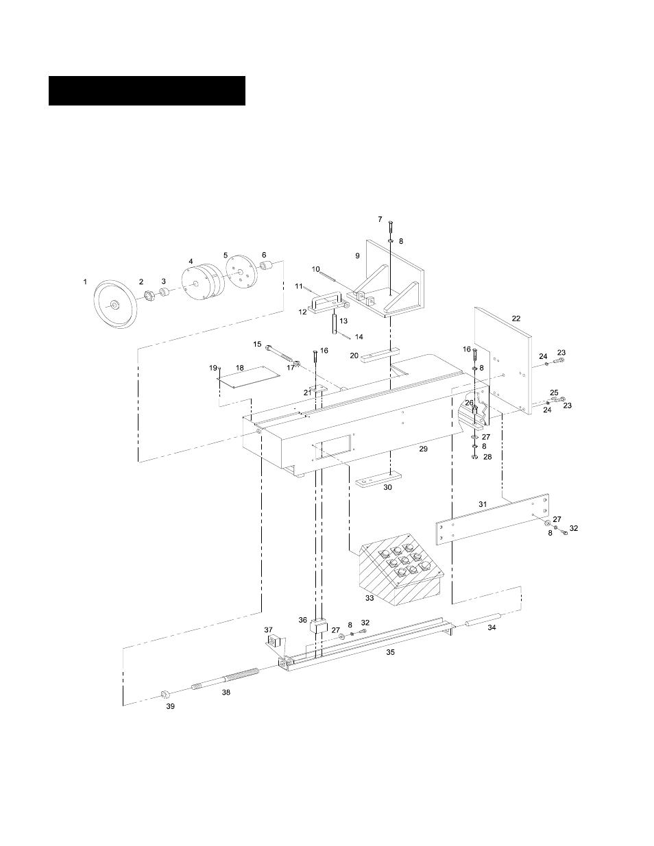 Bed assembly | Wellsaw 1316S-SA User Manual | Page 12 / 37