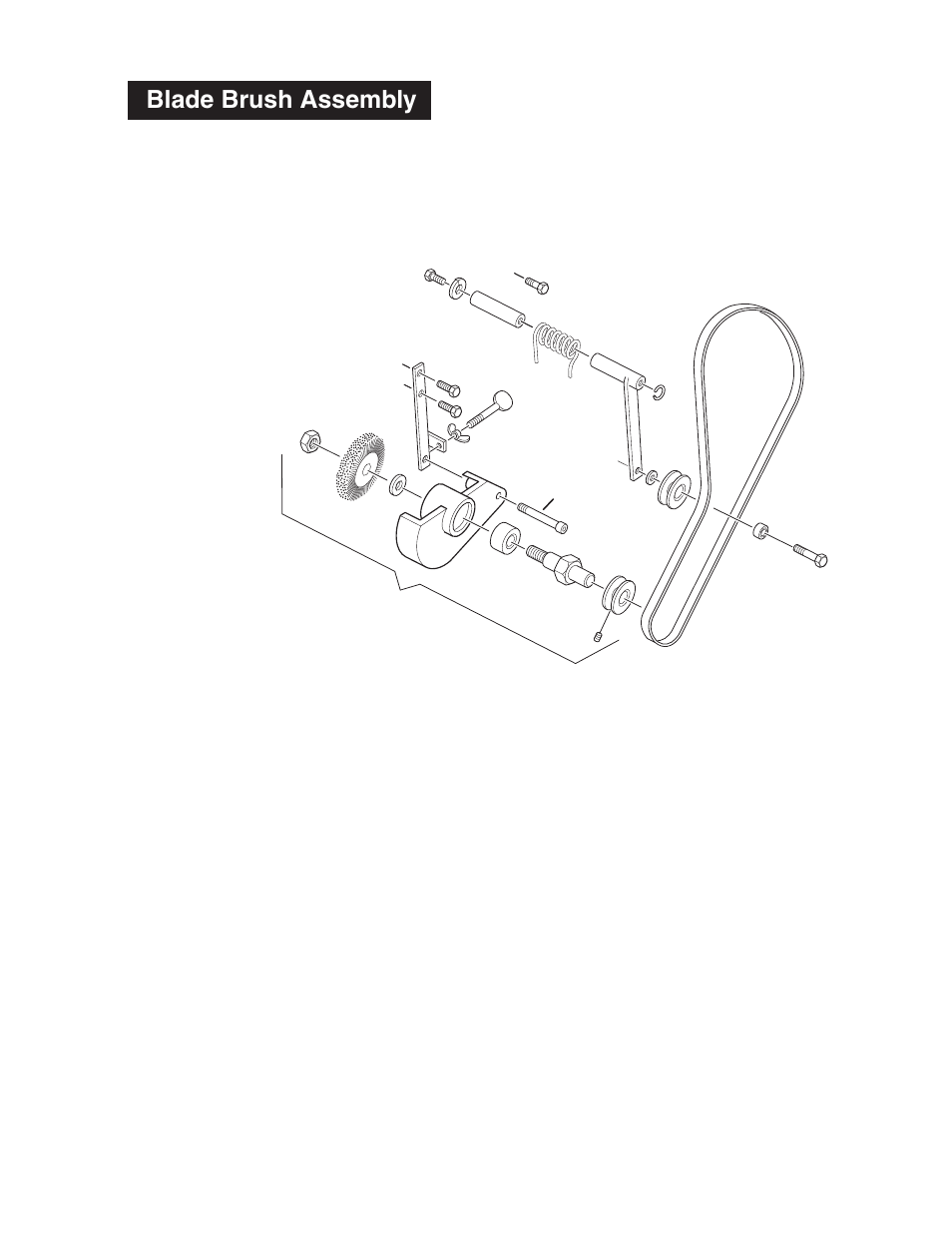 Blade brush assembly | Wellsaw 1318-SA User Manual | Page 29 / 40