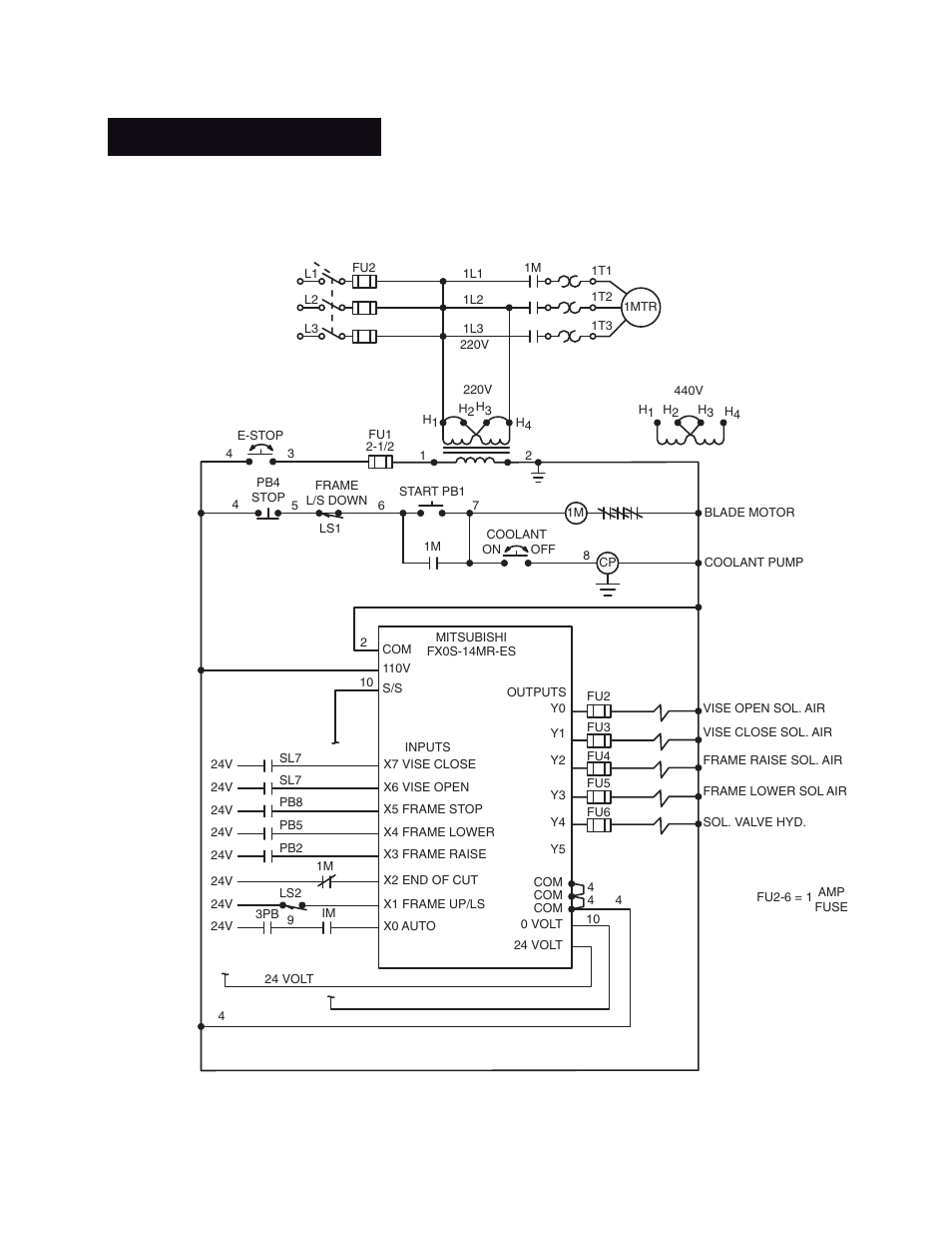 Electrical schematic | Wellsaw 1318-SA User Manual | Page 34 / 40
