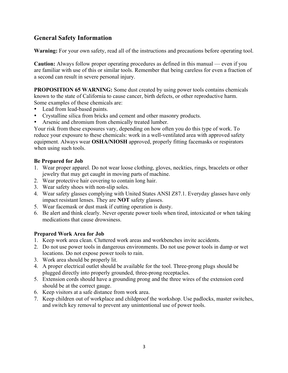 WEN 3400 Dust Extractor User Manual | Page 3 / 11