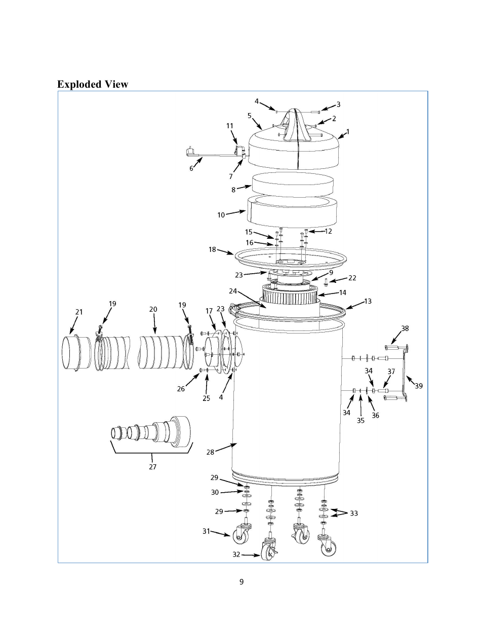 WEN 3400 Dust Extractor User Manual | Page 9 / 11