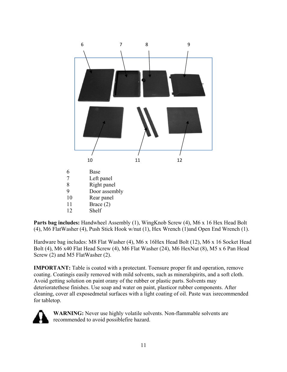 WEN 3914 14 inch band saw User Manual | Page 11 / 27