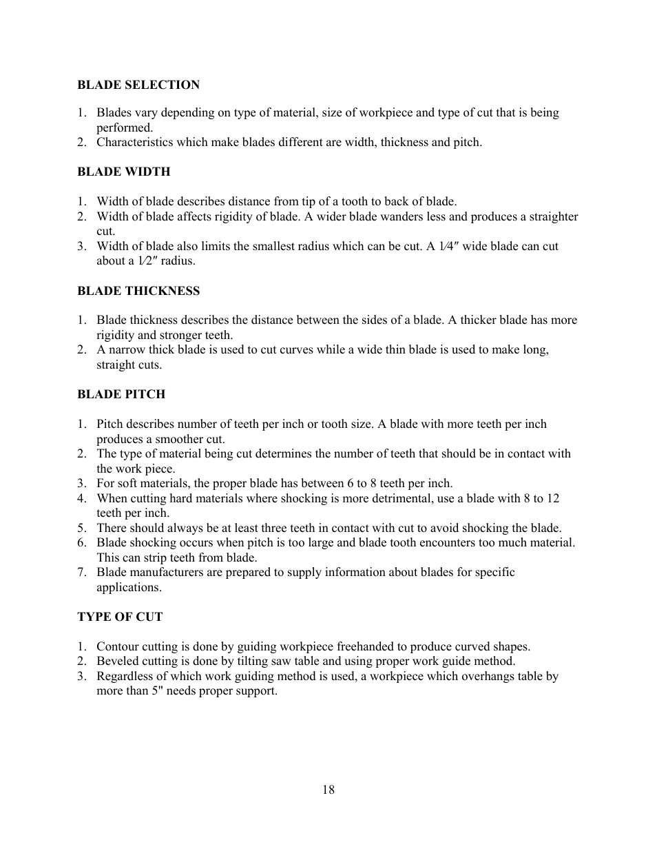 WEN 3914 14 inch band saw User Manual | Page 18 / 27