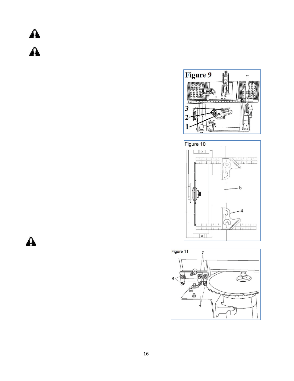WEN 3710 10 inch Table Saw ver.2010 User Manual | Page 16 / 29