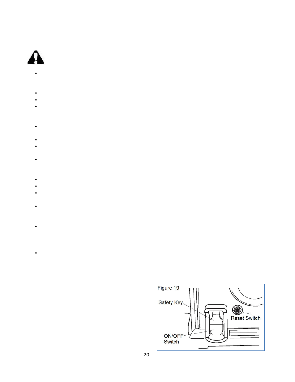 Operation | WEN 3710 10 inch Table Saw ver.2010 User Manual | Page 20 / 29