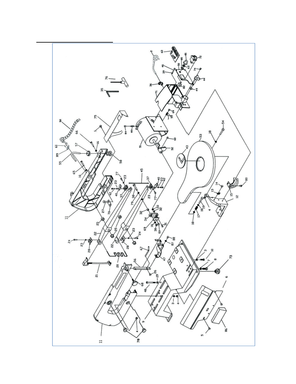 WEN 3920 16 inch scroll saw User Manual | Page 21 / 23