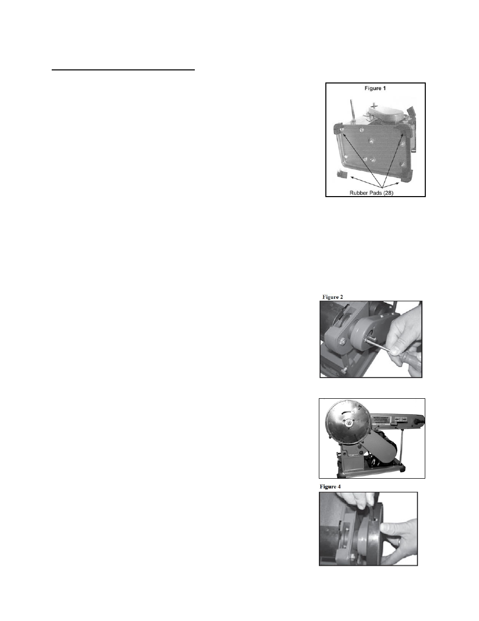 Assembly and adjustments | WEN 6501 4 x 6 Belt / Disc Sander User Manual | Page 10 / 21