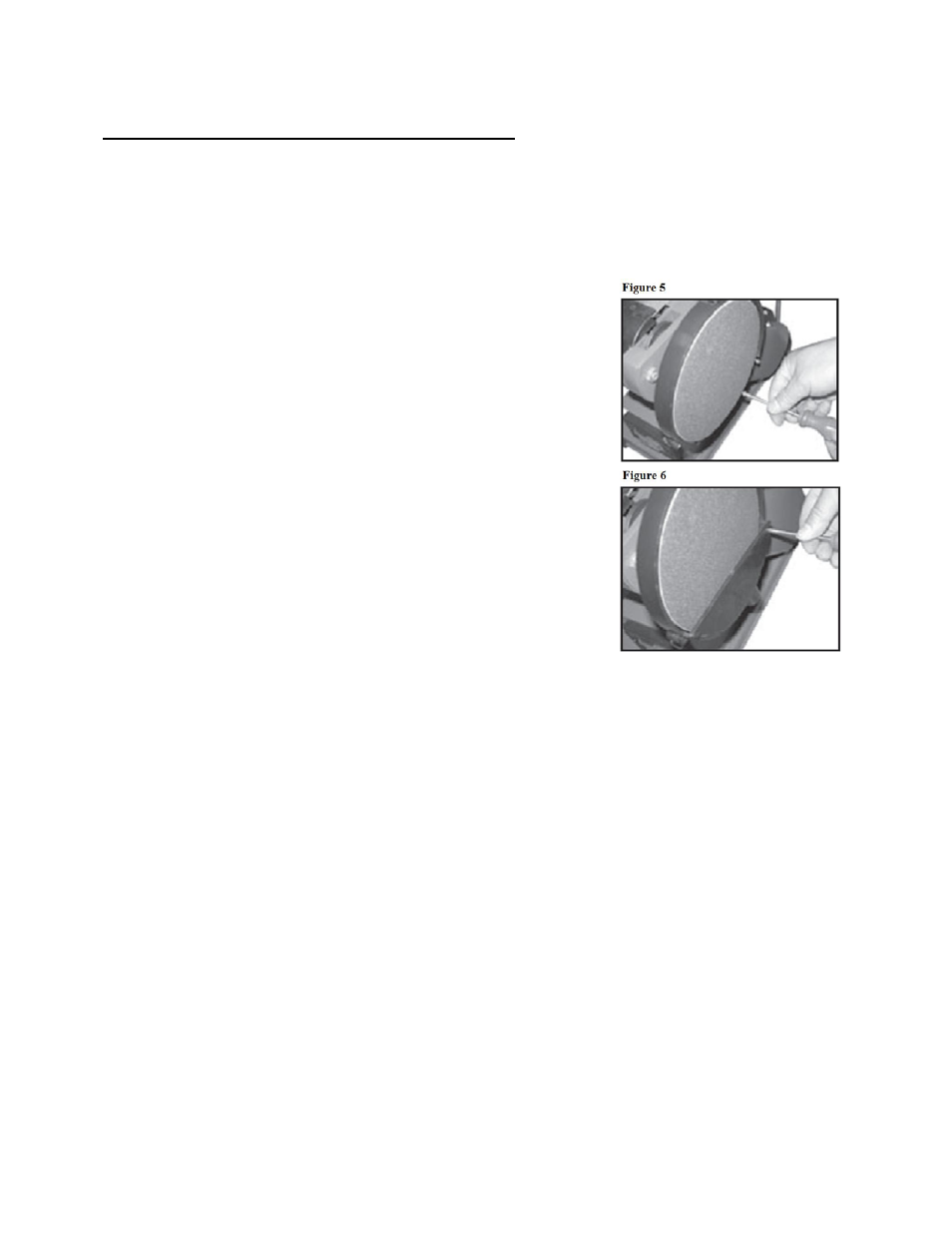 Assembly and adjustments (continued) | WEN 6501 4 x 6 Belt / Disc Sander User Manual | Page 11 / 21