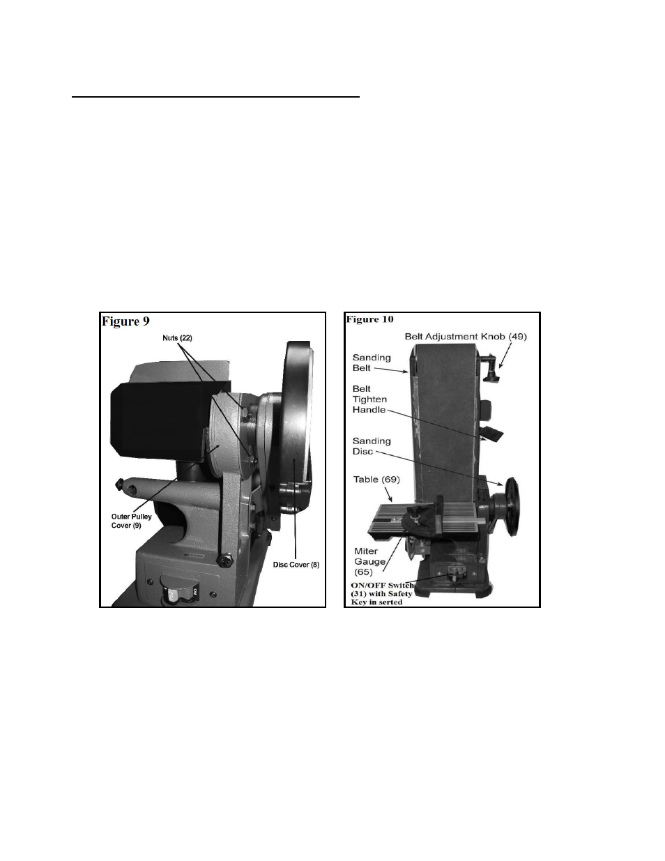 Assembly and adjustments (continued) | WEN 6501 4 x 6 Belt / Disc Sander User Manual | Page 13 / 21