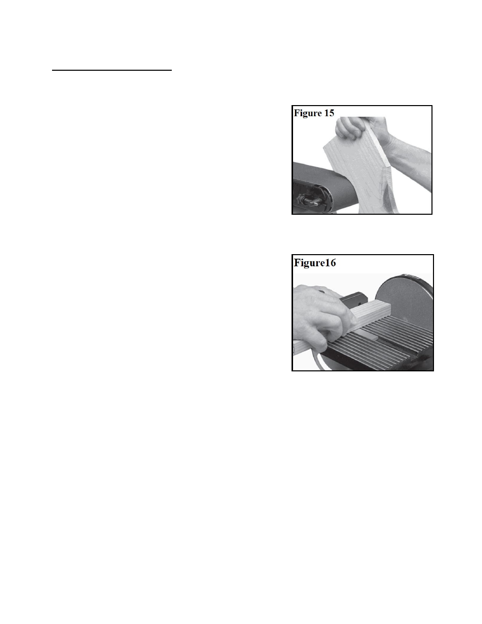 Operation (continued) | WEN 6501 4 x 6 Belt / Disc Sander User Manual | Page 17 / 21