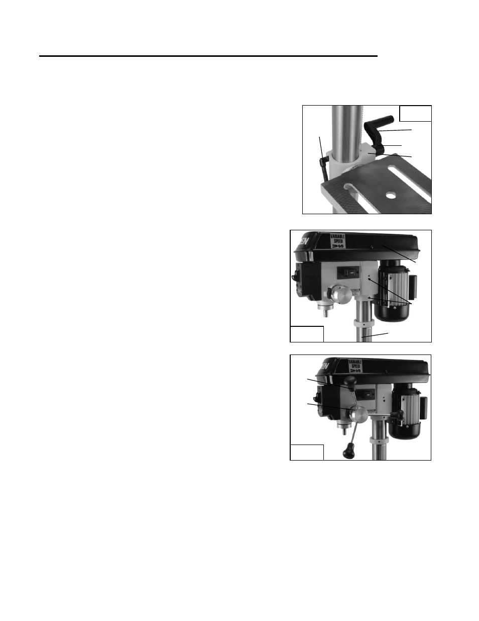 Assembly and adjustments (continued) | WEN 4210 10 Variable Speed Drill Press User Manual | Page 11 / 27