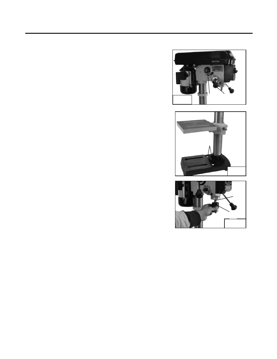 Assembly and adjustments, Continued) | WEN 4210 10 Variable Speed Drill Press User Manual | Page 12 / 27