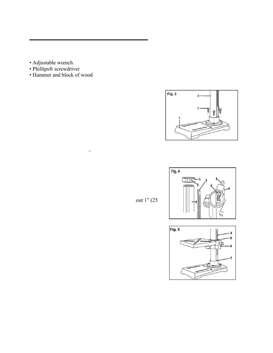Assembly and adjustments (continued) | WEN 4210 10 inch Drill Press with Cross Hair Laser ver.2014 User Manual | Page 10 / 28