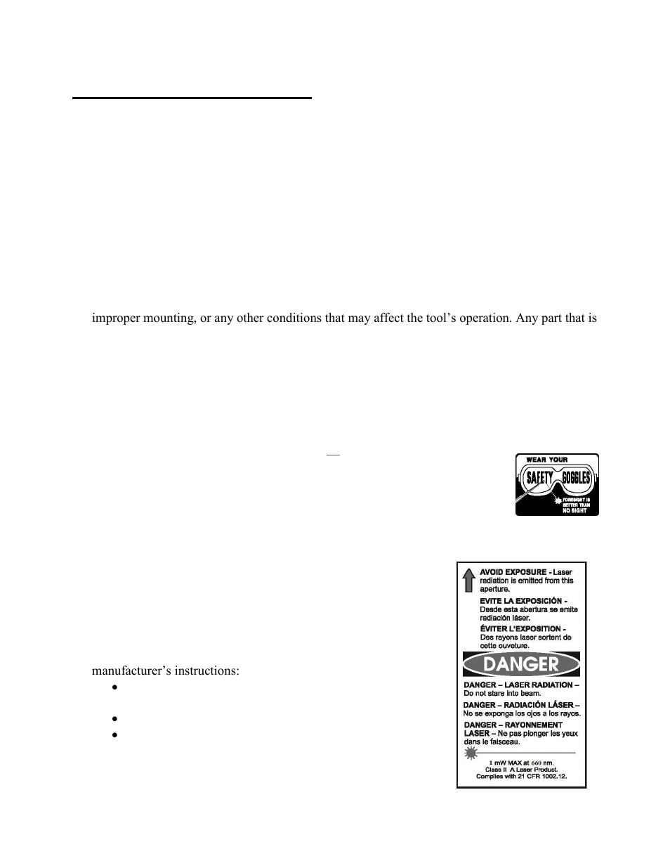 General safety rules (continued) | WEN 4210 10 inch Drill Press with Cross Hair Laser ver.2014 User Manual | Page 4 / 28