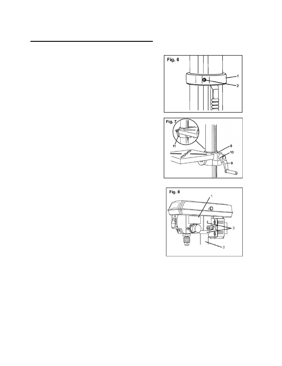 Assembly and adjustments (continued) | WEN 4210 10 inch Drill Press with Cross Hair Laser User Manual | Page 11 / 28