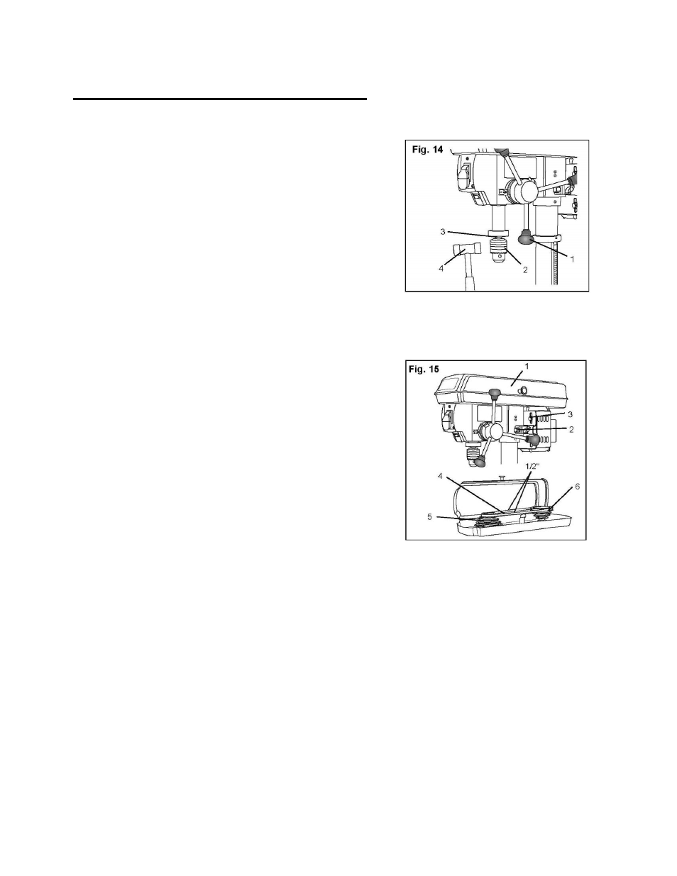 Assembly and adjustments (continued) | WEN 4210 10 inch Drill Press with Cross Hair Laser User Manual | Page 14 / 28