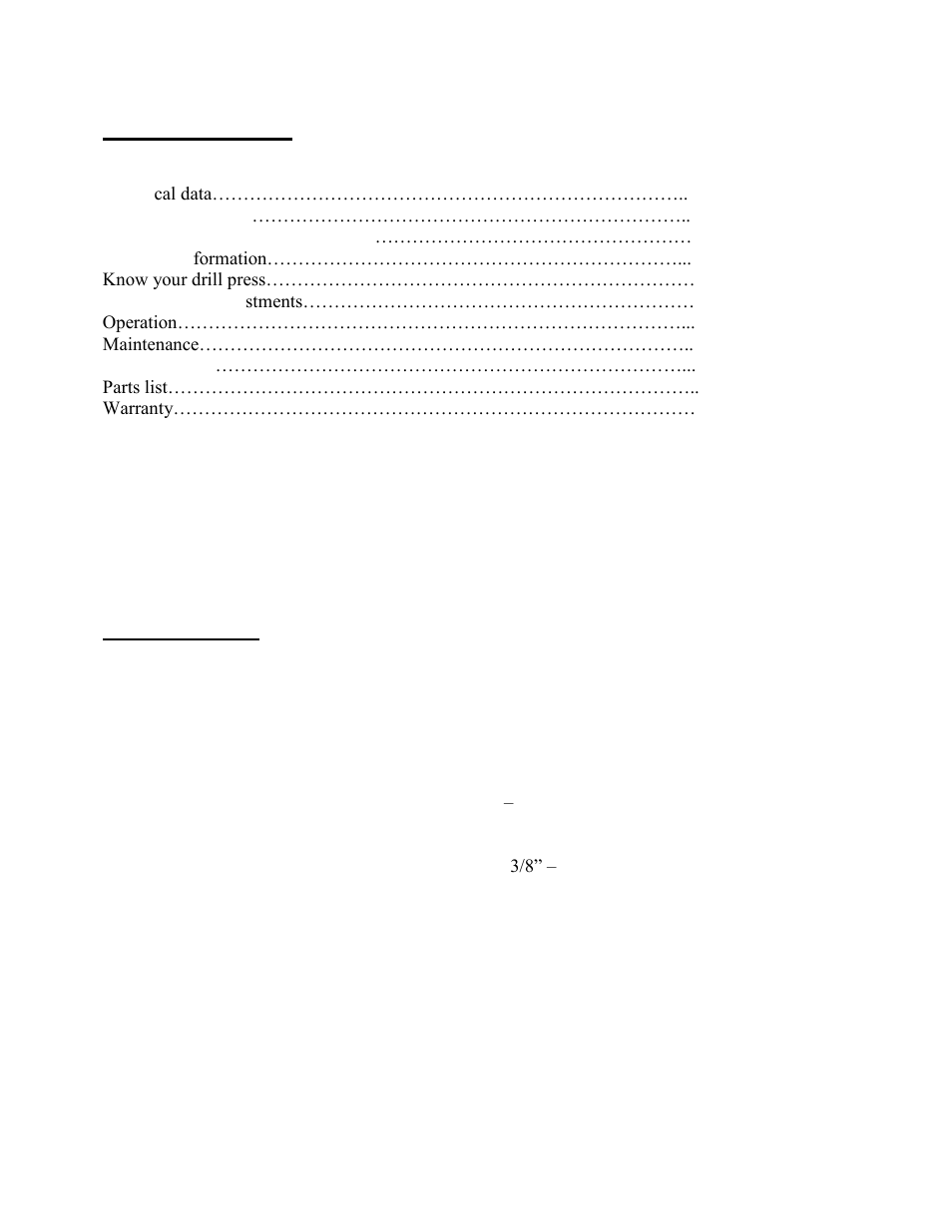 WEN 4210 10 inch Drill Press with Cross Hair Laser User Manual | Page 2 / 28