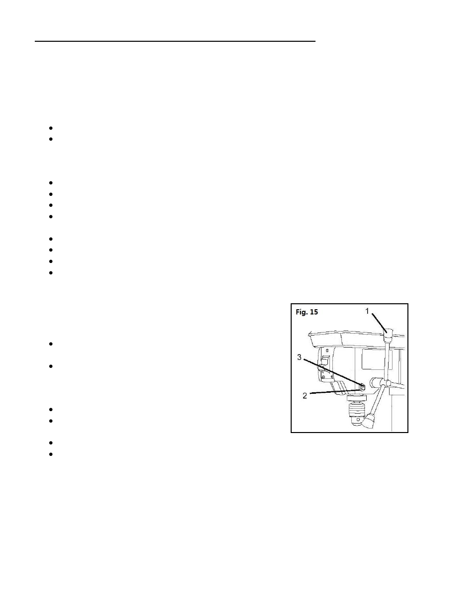 Assembly and adjustments (continued) | WEN 4208 8 inch 5 Speed Drill Press User Manual | Page 15 / 22