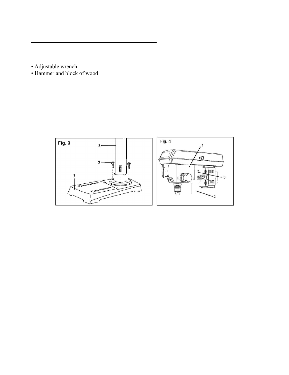 Assembly and adjustments (continued) | WEN 4205 8 inch Drill Press with Laser User Manual | Page 10 / 24