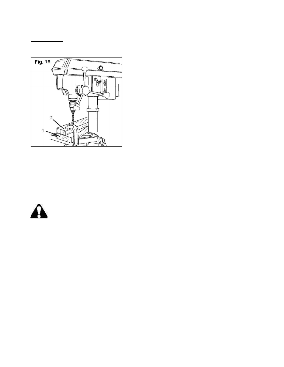 Operation | WEN 4205 8 inch Drill Press with Laser User Manual | Page 18 / 24