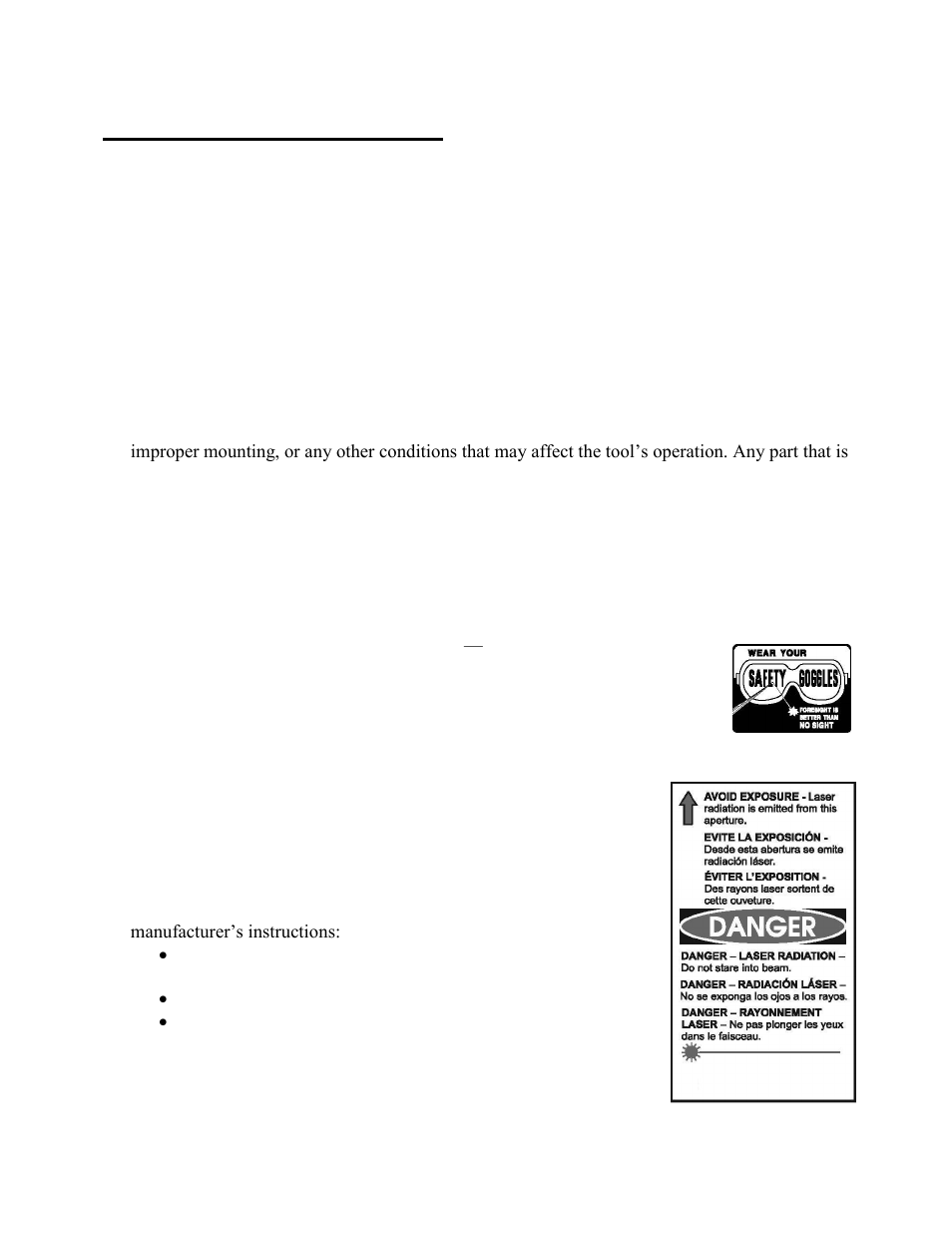General safety rules (continued) | WEN 4205 8 inch Drill Press with Laser User Manual | Page 5 / 24