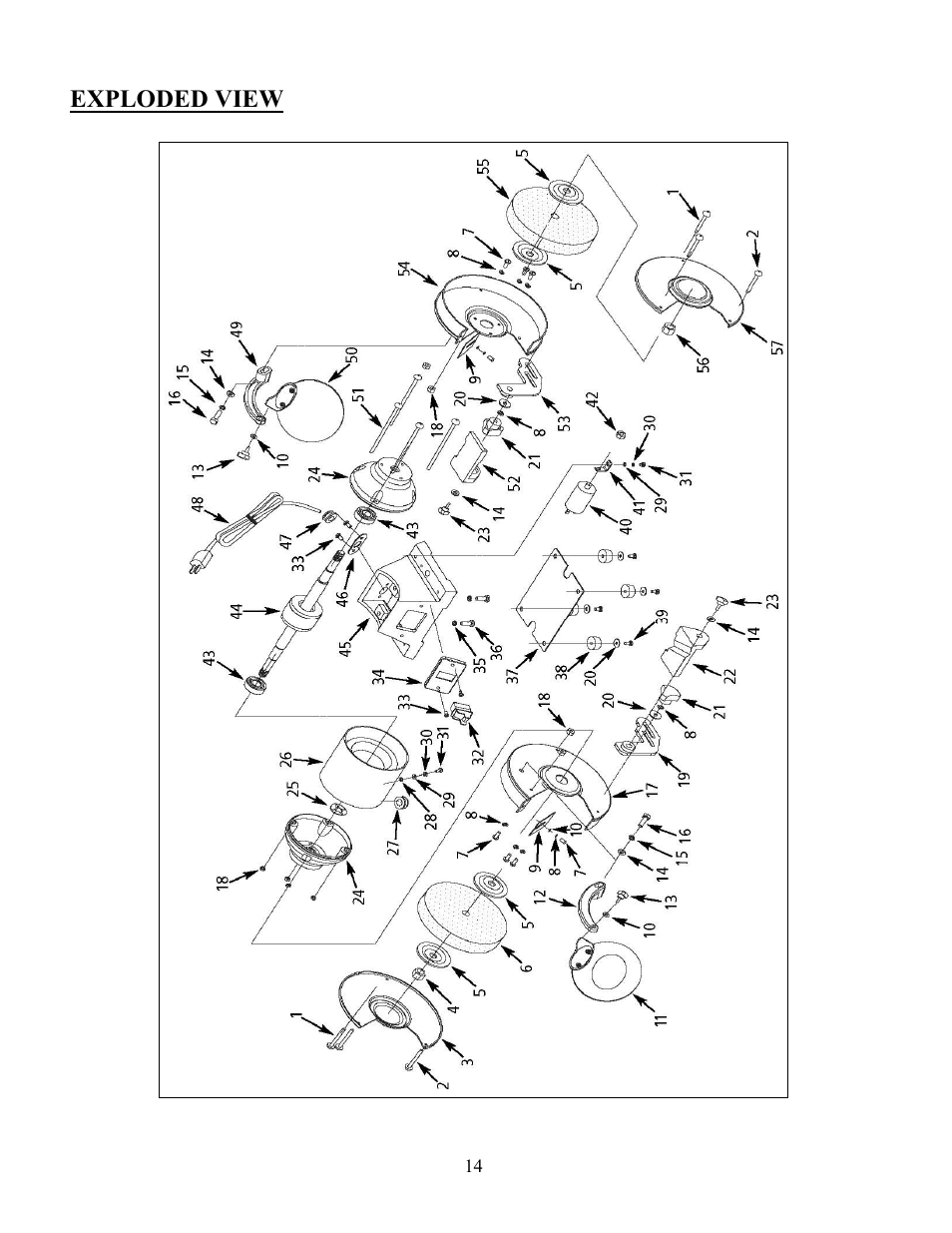 WEN 4286 8 inch Slow Speed Bench Grinder User Manual | Page 14 / 16