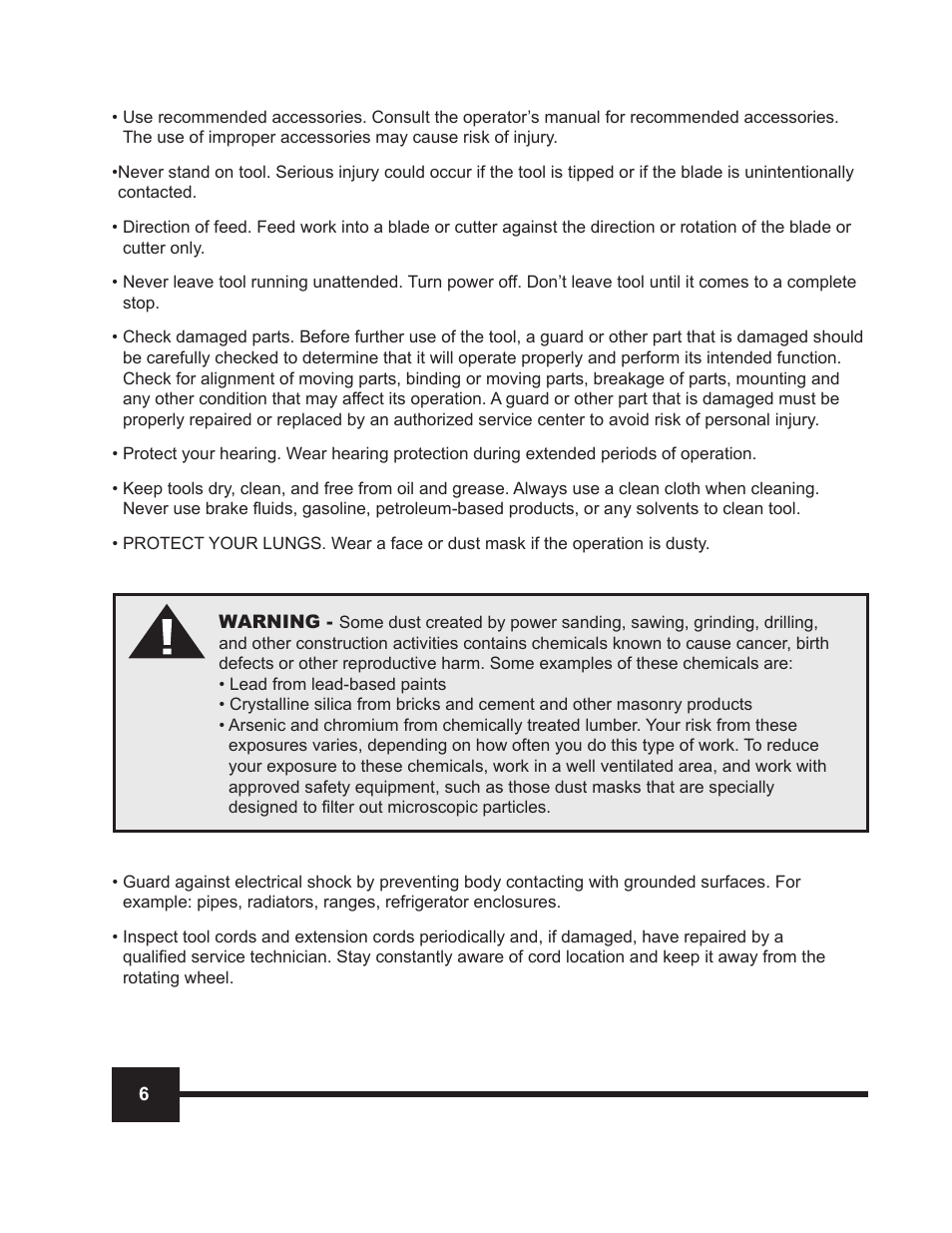 WEN 946 7 Inch Variable Speed Polisher / Sander User Manual | Page 6 / 16