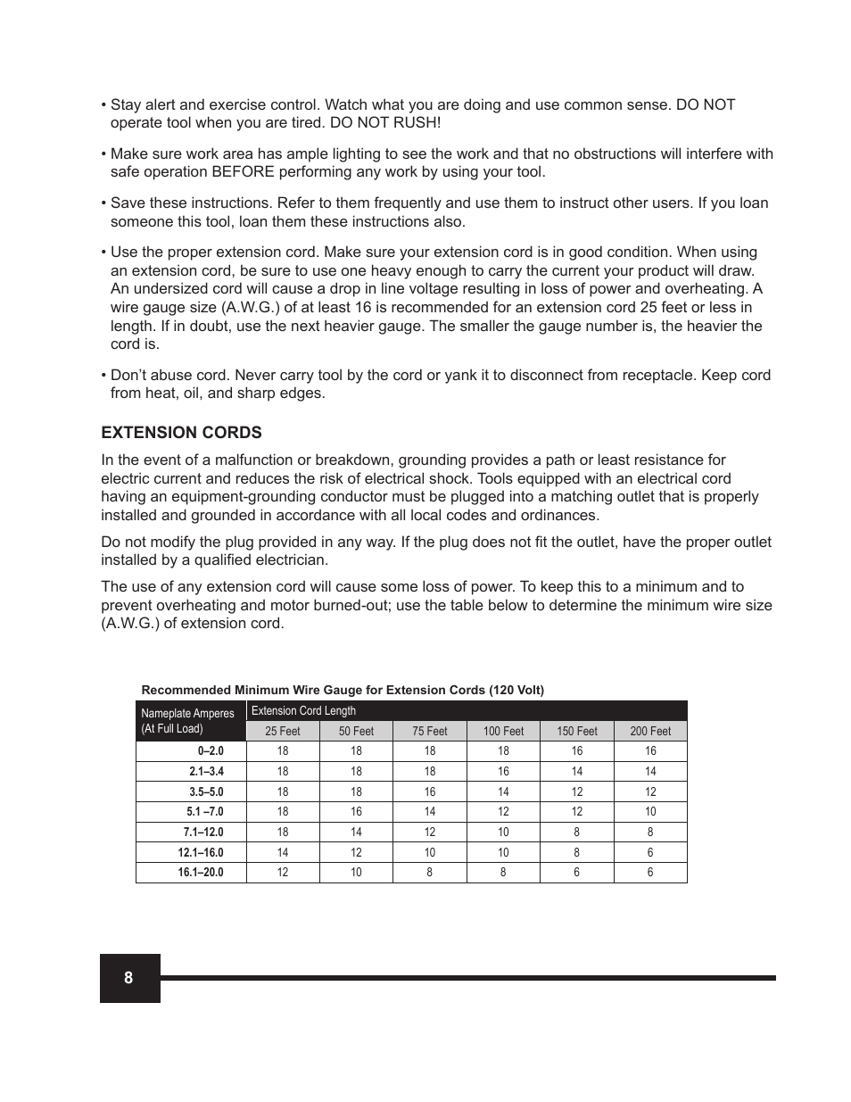 WEN 946 7 Inch Variable Speed Polisher / Sander User Manual | Page 8 / 16