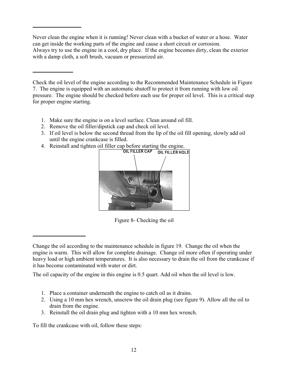 WEN 56212 212 cc 7 HP OHV Horizontal Shaft Gas Engine - CARB User Manual | Page 15 / 27
