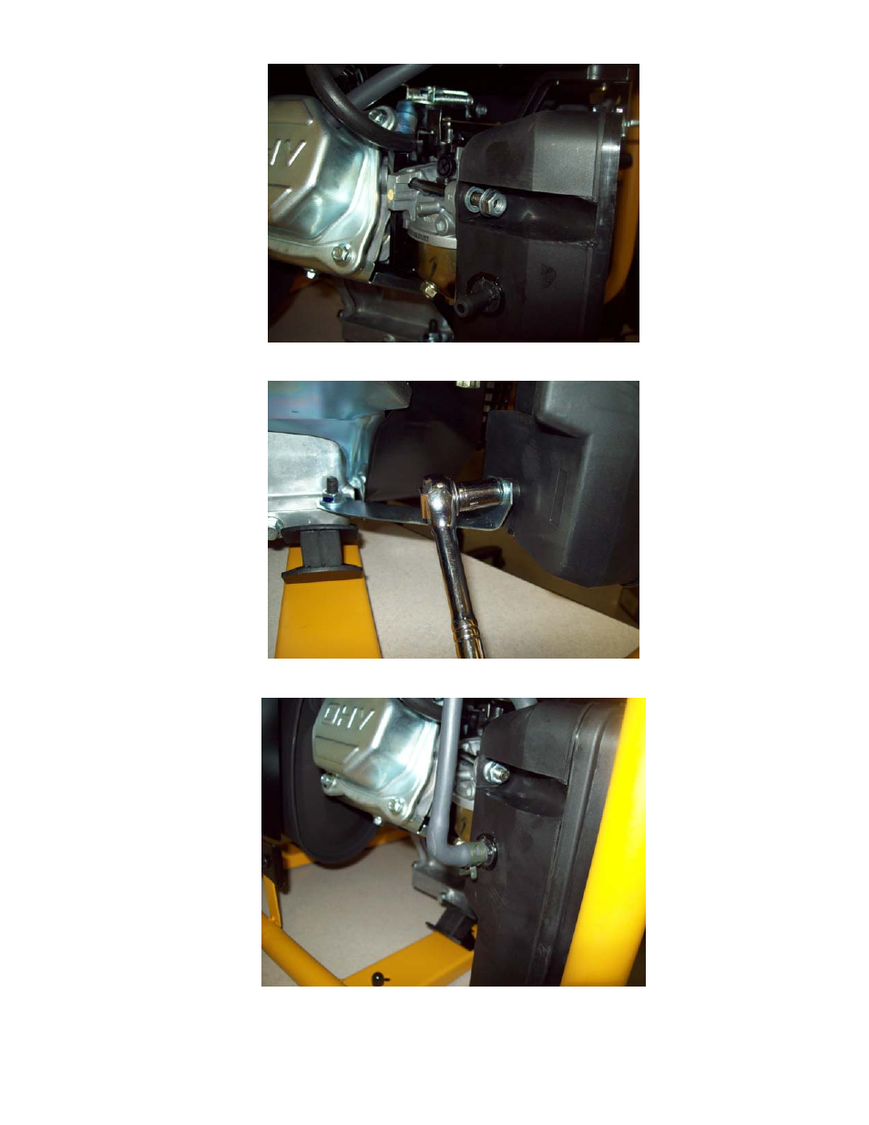 WEN 3500 Generator Air Cleaner and Carburetor Removal User Manual | Page 9 / 10
