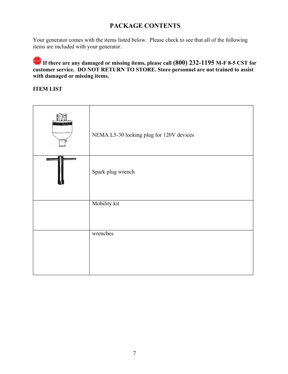 WEN 56405 Power Pro 4050 Watt User Manual | Page 11 / 40